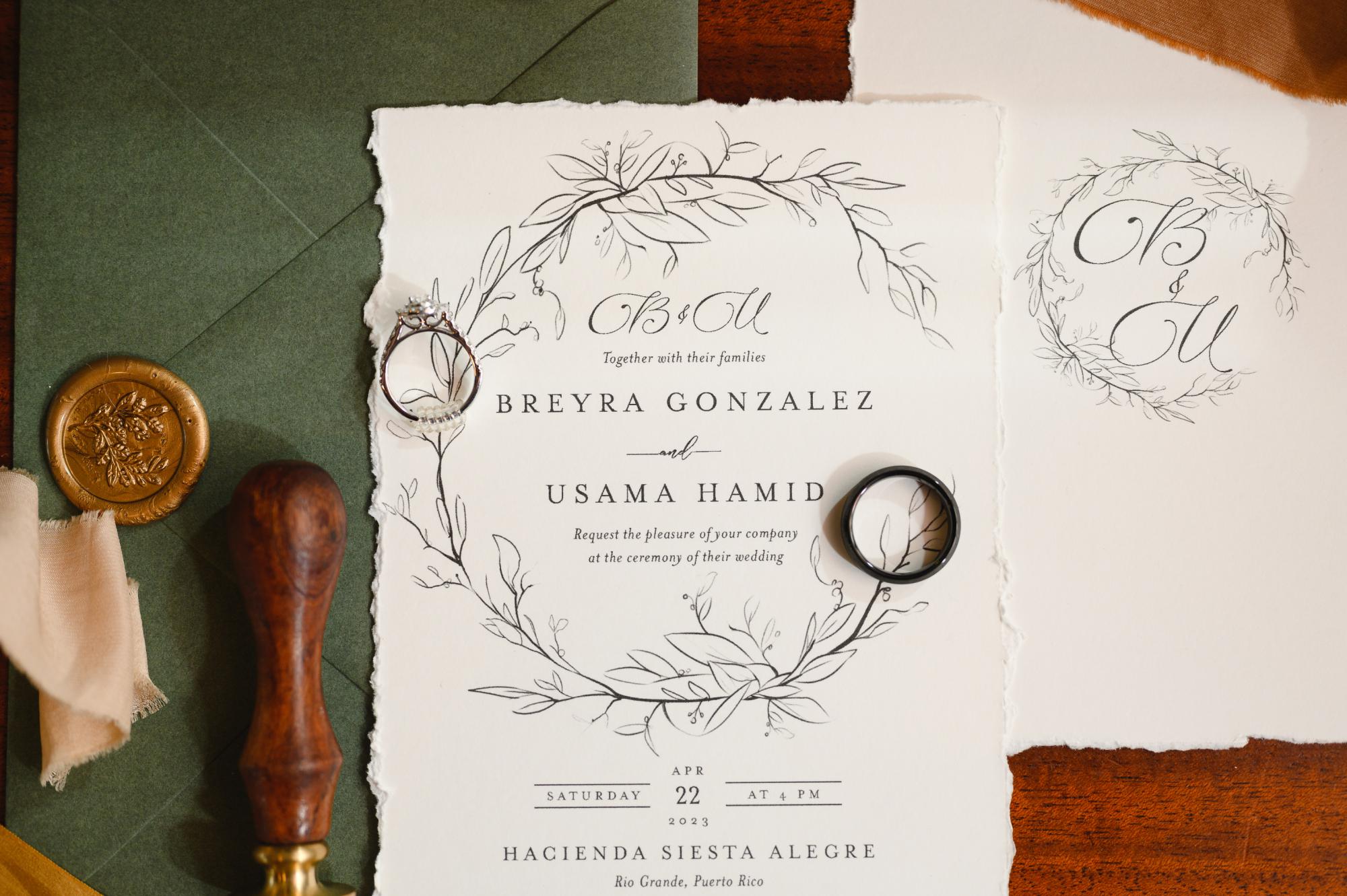 Invitación de boda por Full House Graphic